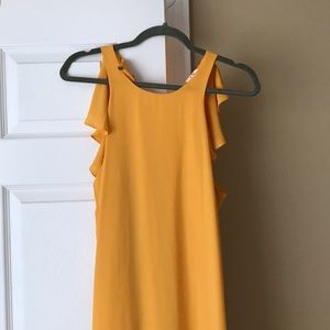 Yellow Ruffle Dress